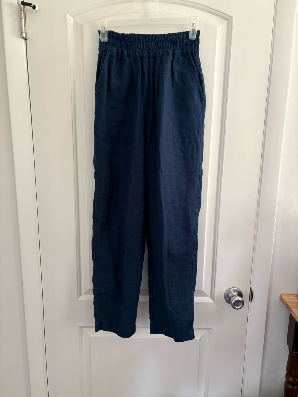 notPerfect Linen Athens-2 Linen Pants Admiral Blue